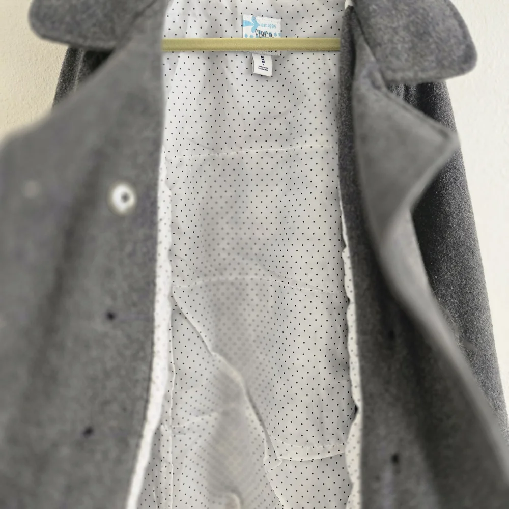 Old Navy Kid's Gray Peacoat
